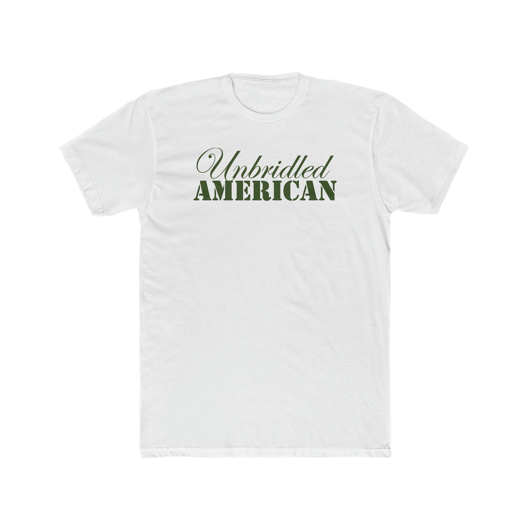 Unbridled American Men's Cotton Crew Tee