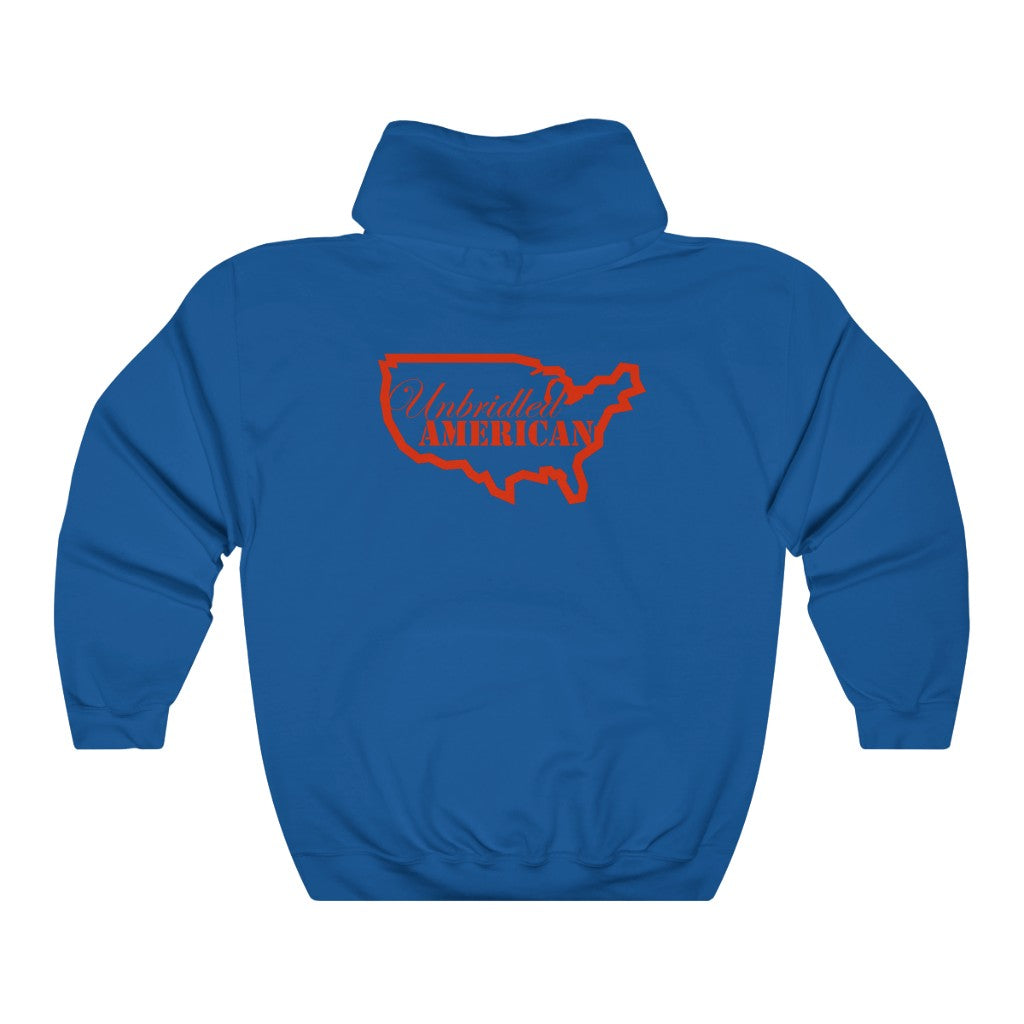 Unisex Heavy Blend™ Unbridled American Hooded Sweatshirt