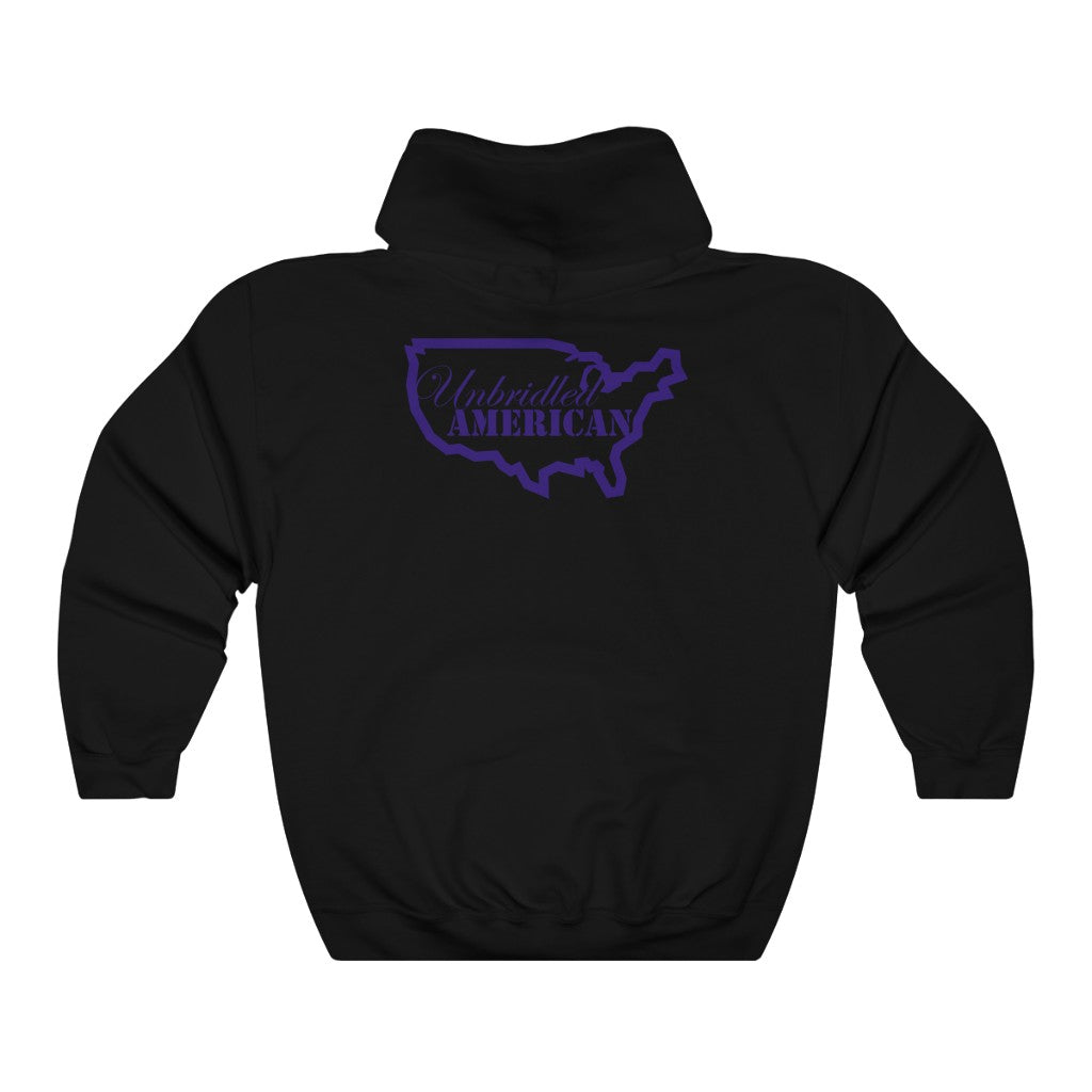 Unisex Heavy Blend™ Unbridled American Hooded Sweatshirt