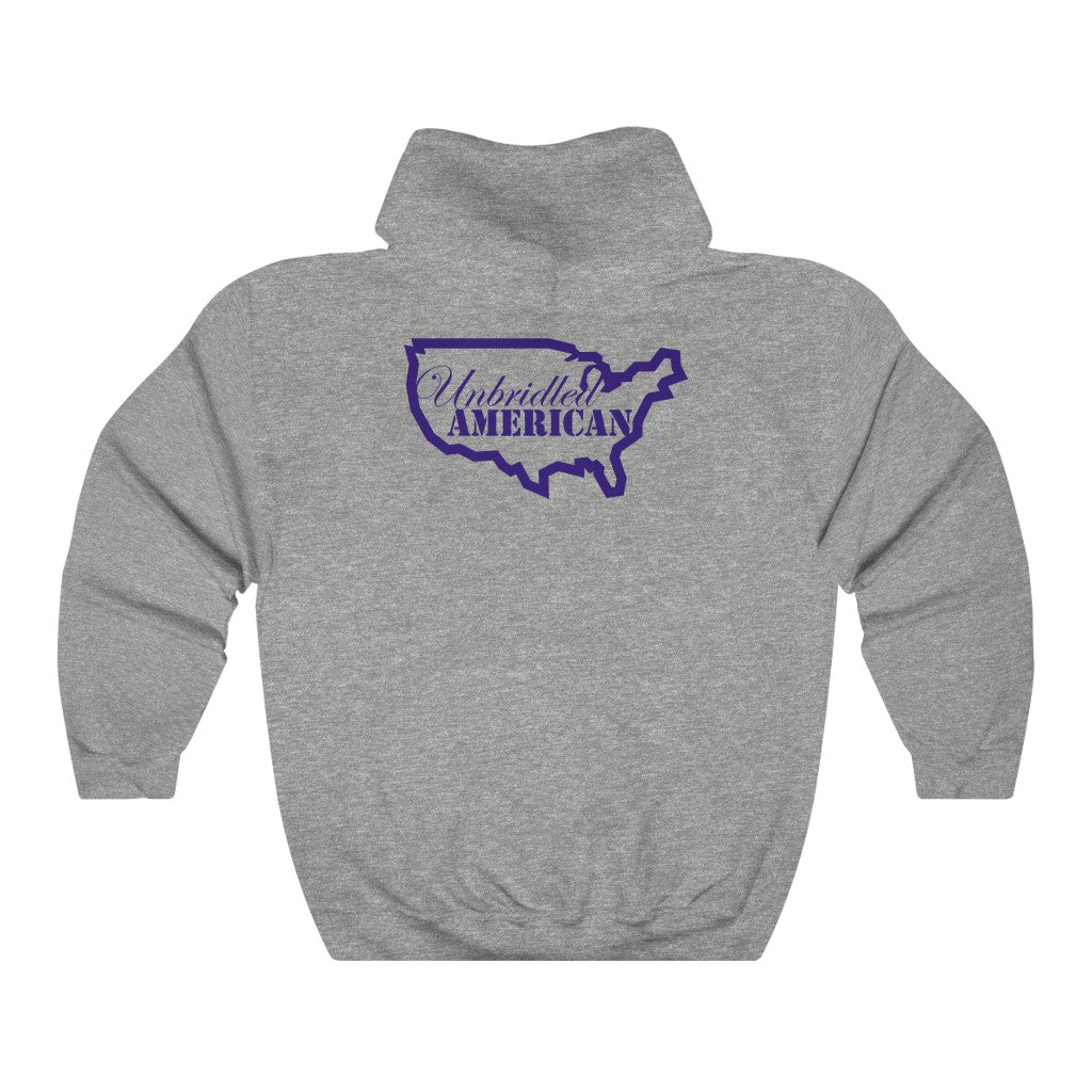 Unisex Heavy Blend™ Unbridled American Hooded Sweatshirt