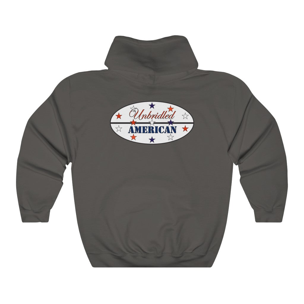 Unisex Heavy Blend™ Unbridled American Hooded Sweatshirt