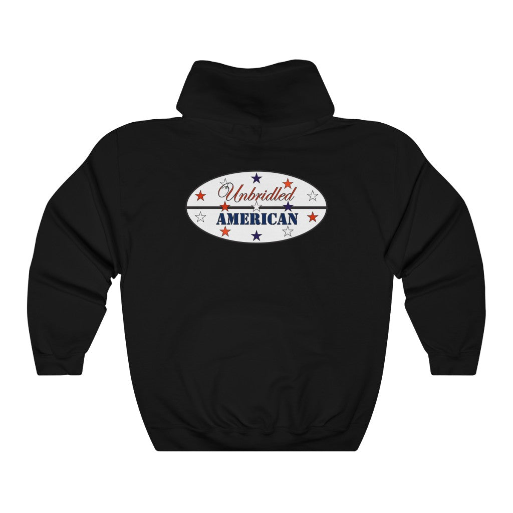 Unisex Heavy Blend™ Unbridled American Hooded Sweatshirt