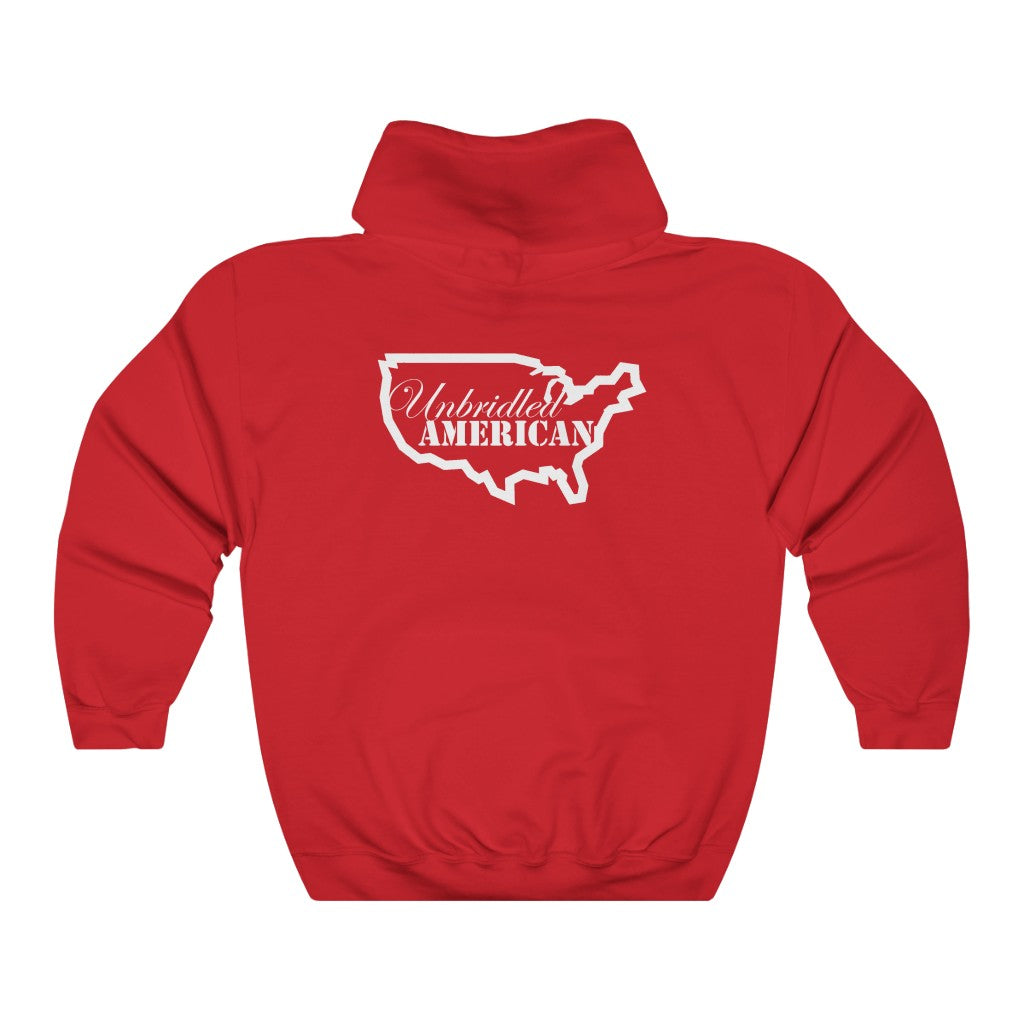 Unisex Heavy Blend™ Unbridled American Hooded Sweatshirt