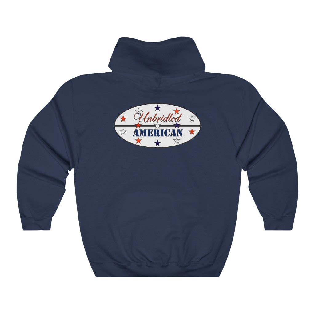 Unisex Heavy Blend™ Unbridled American Hooded Sweatshirt