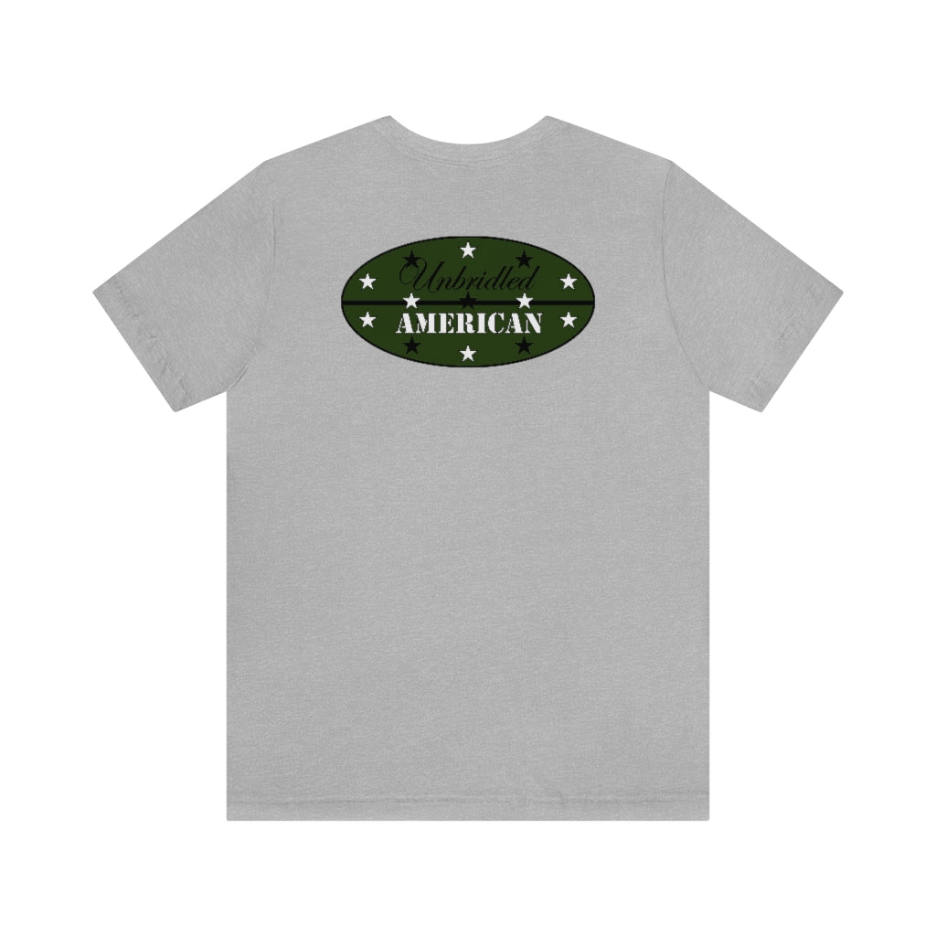 Unisex Short Sleeve Unbridled American Tee