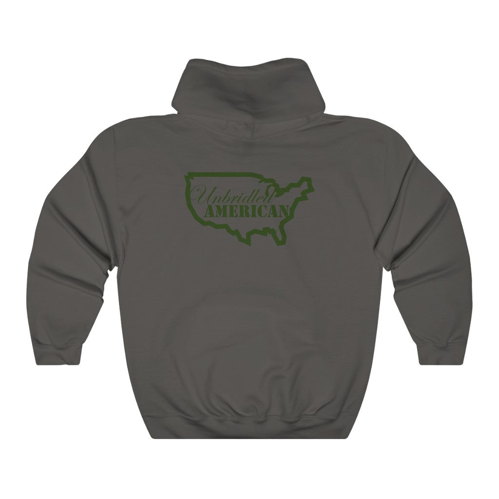 Unisex Heavy Blend™ Unbridled American Hooded Sweatshirt