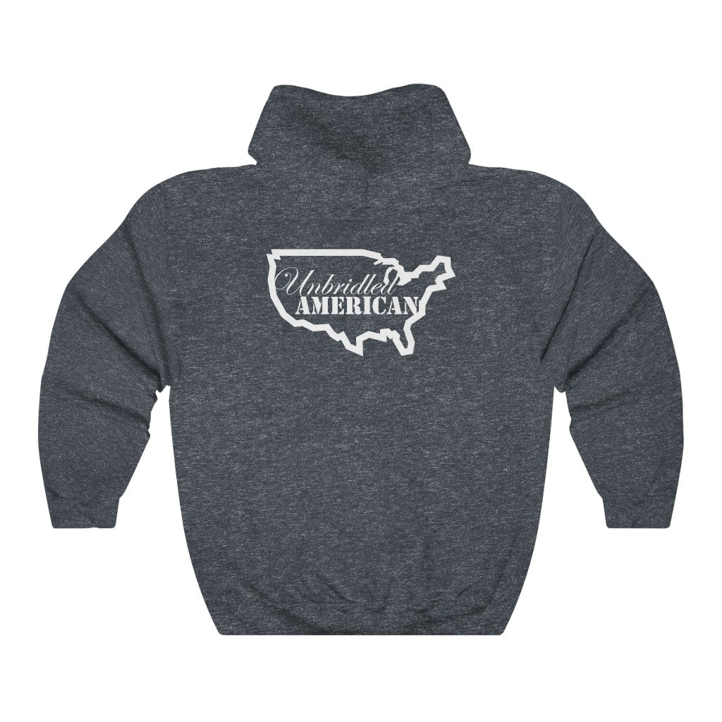 Unisex Heavy Blend™ Unbridled American Hooded Sweatshirt