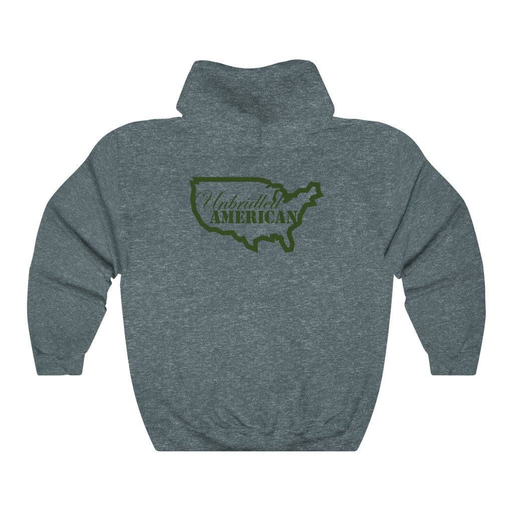 Unisex Heavy Blend™ Unbridled American Hooded Sweatshirt