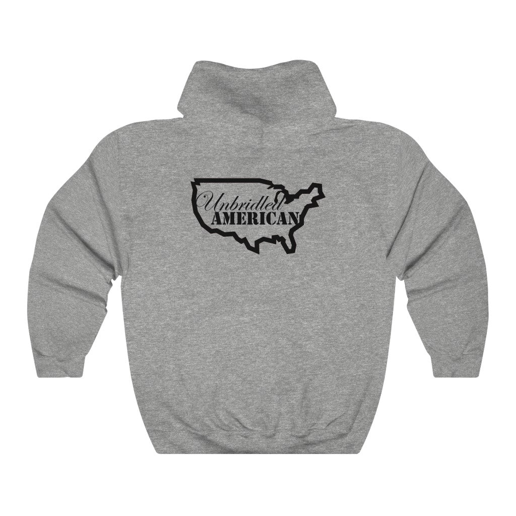 Unisex Heavy Blend™ Unbridled American Hooded Sweatshirt