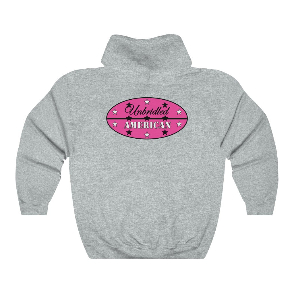 Unisex Heavy Blend™ Unbridled American Hooded Sweatshirt