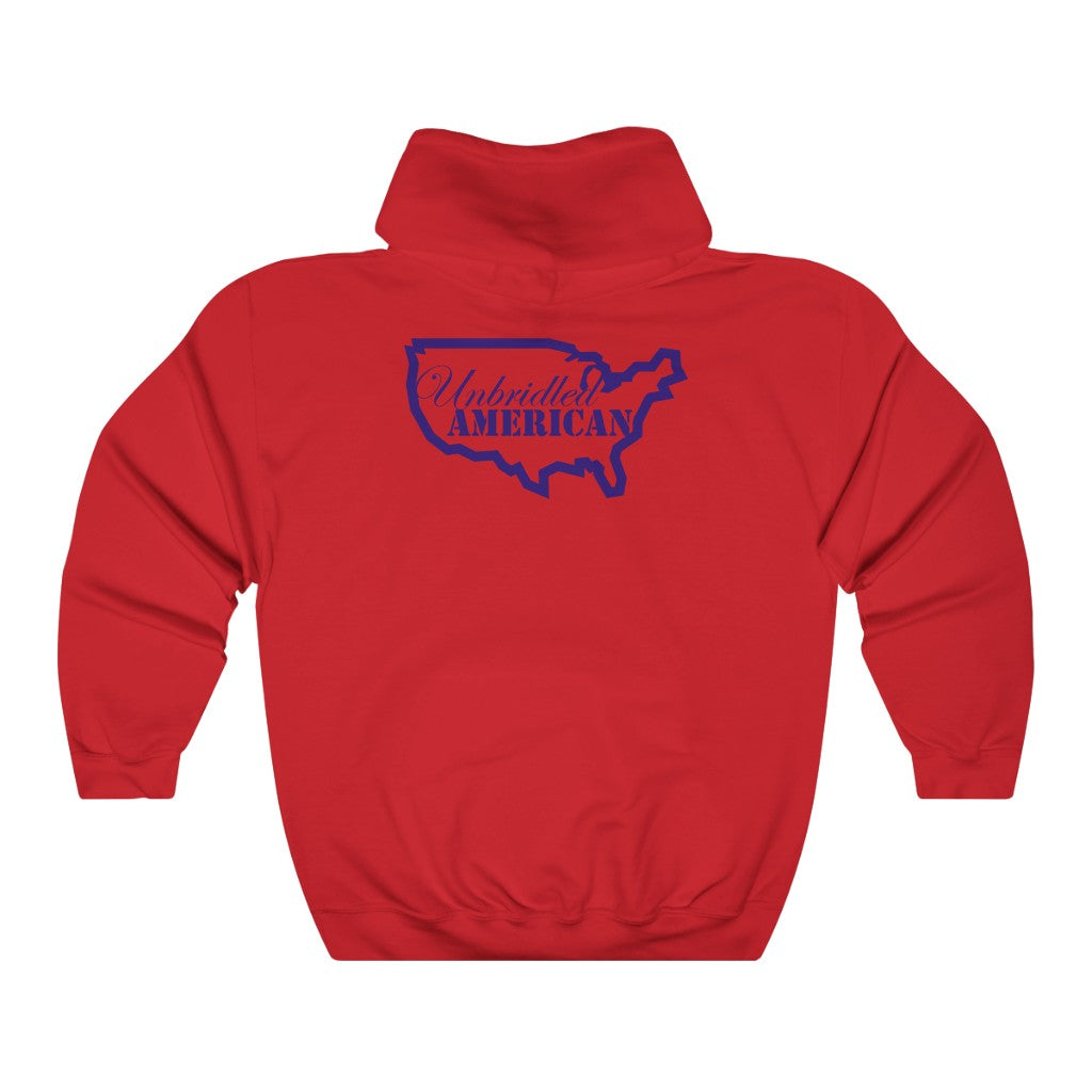 Unisex Heavy Blend™ Unbridled American Hooded Sweatshirt