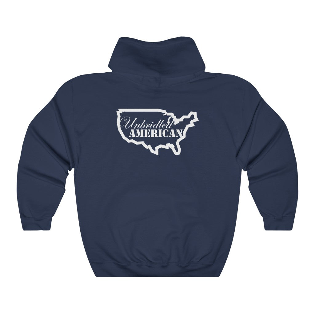 Unisex Heavy Blend™ Unbridled American Hooded Sweatshirt