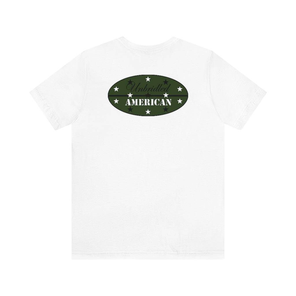 Unisex Short Sleeve Unbridled American Tee