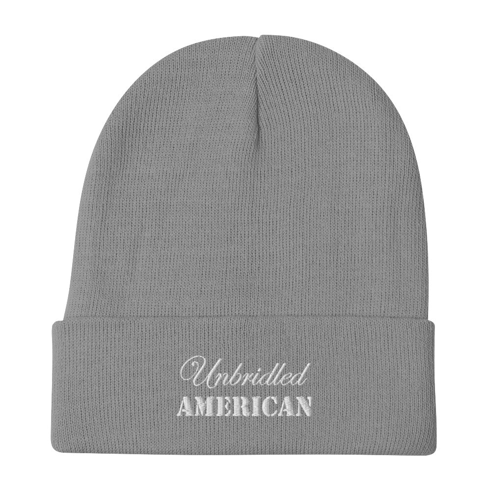 Unbridled American Embroidered Beanie